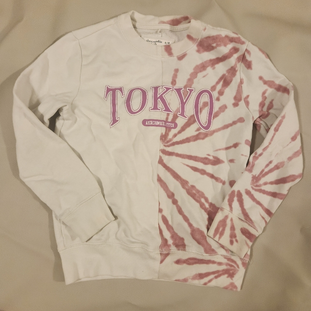 Abercrombie Kids Sweatshirt Girls 9-10 Crewneck Tokyo
